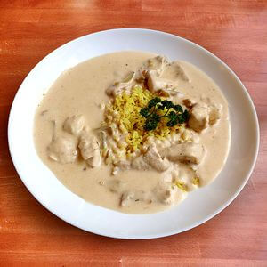 Bohemia goulash with rice